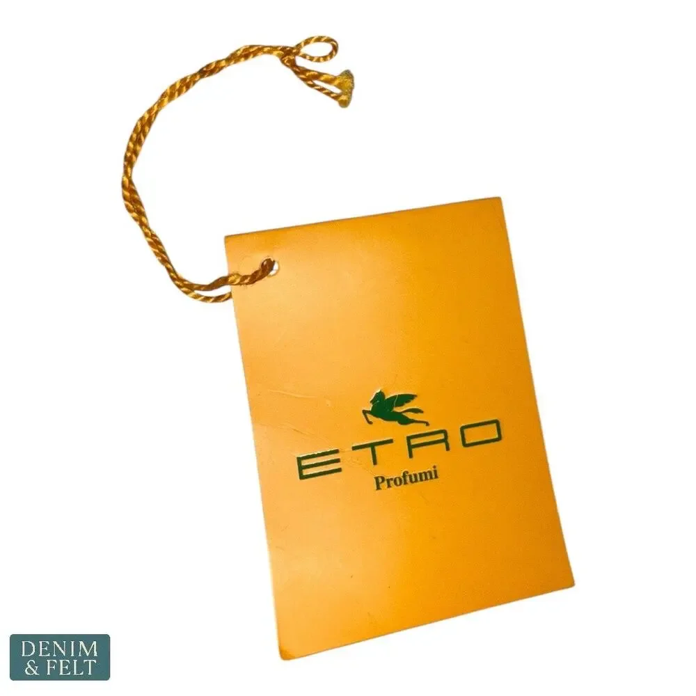 Etro Paisley Mini Zip Pouch Cosmetic‎ Bag Boho Festival Y2K Luxe Travel Designer